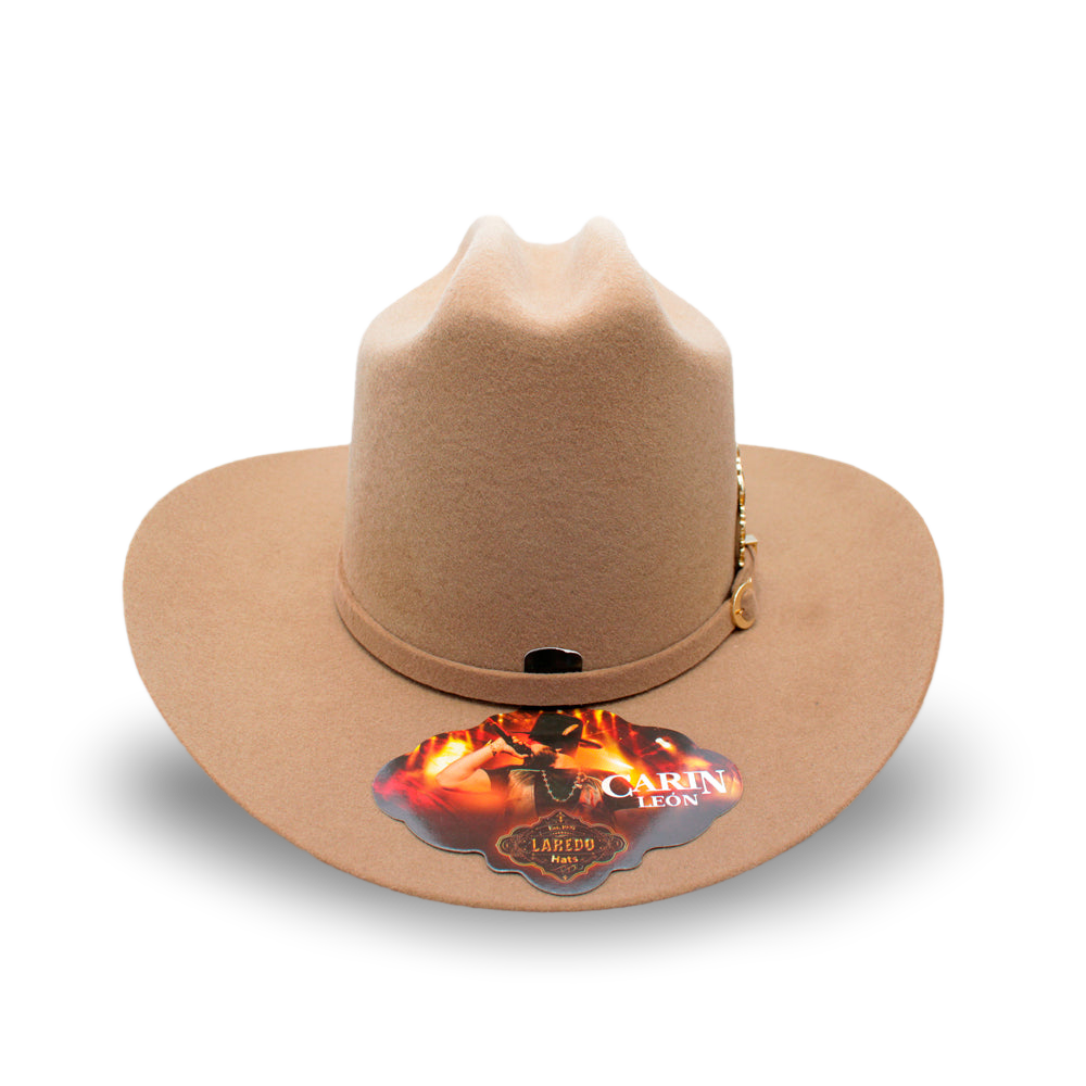 Texana 4X Lana Fina Banana C/Pluma Metálica